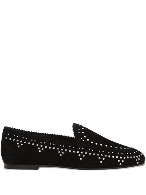 Aquazzura studded flat shoes - Black - zdjęcie produktu nr 1