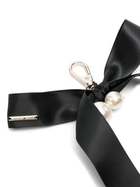 Simone Rocha bow-detail keychain - Black - zdjęcie produktu nr 2
