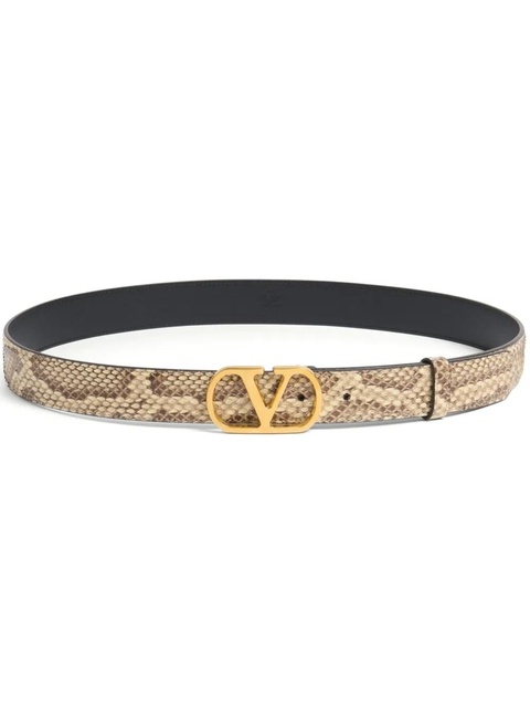 Valentino Garavani 30mm VLogo Signature belt - Neutrals - zdjęcie produktu nr 1