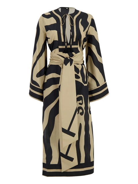 Johanna Ortiz Sand Cruiser belted dress - Neutrals - zdjęcie produktu nr 1