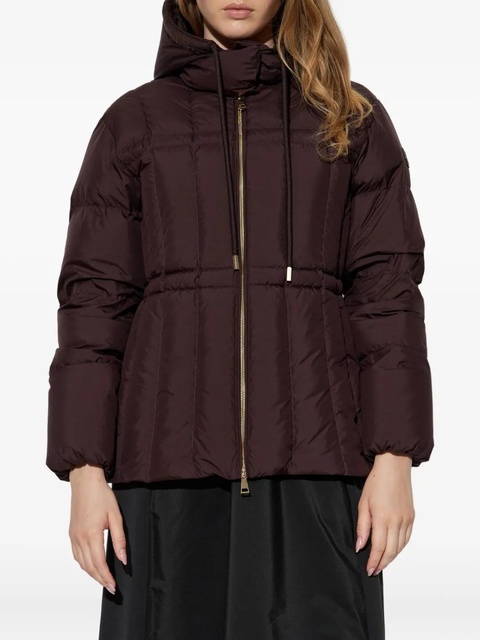 Moncler hooded-neck down jacket - Red - zdjęcie produktu nr 2