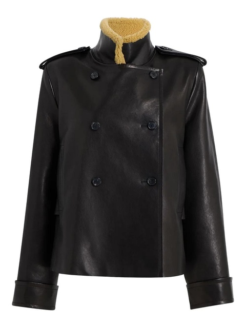 KHAITE Dean leather jacket - Black - zdjęcie produktu nr 1