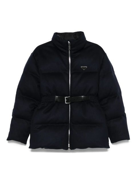 Prada zip-up puffer jacket - Blue - zdjęcie produktu nr 1