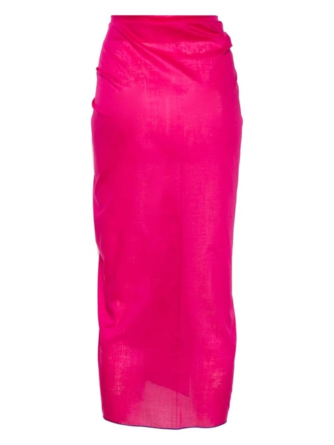 ERES Cabine logo-embroidered sarong - Pink - zdjęcie produktu nr 2