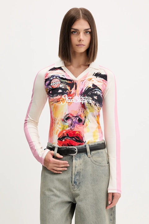 Puma longsleeve PUMA x KIDSUPER kolor różowy 632369 - zdjęcie produktu nr 1
