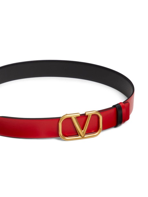 Valentino Garavani 30mm VLogo Signature reversible belt - Black - zdjęcie produktu nr 2