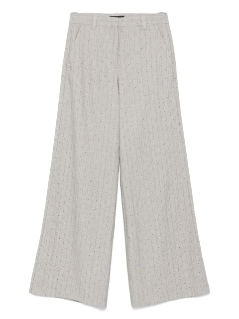 Maje pinstriped trousers - Grey - zdjęcie produktu nr 1