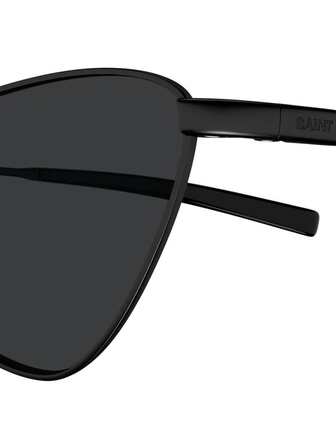 Saint Laurent Eyewear geometric sunglasses - Black - zdjęcie produktu nr 2