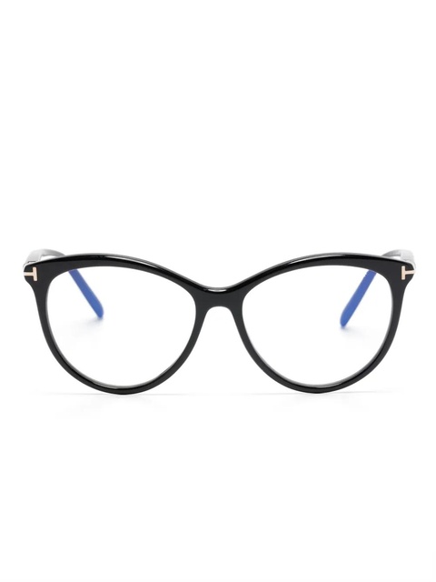TOM FORD Eyewear FT5990B round-frame glasses - Black - zdjęcie produktu nr 1