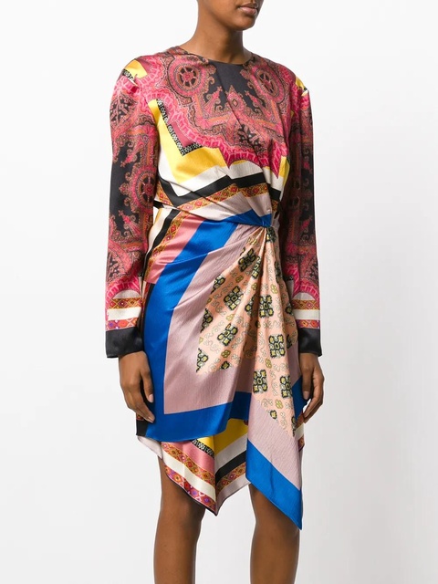 ETRO patterned knot dress - Multicolour - zdjęcie produktu nr 2