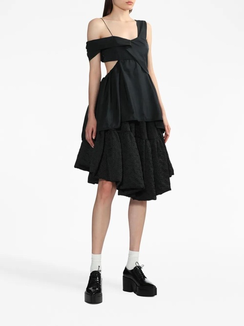 Cecilie Bahnsen Sally asymmetric blouse - Black - zdjęcie produktu nr 2