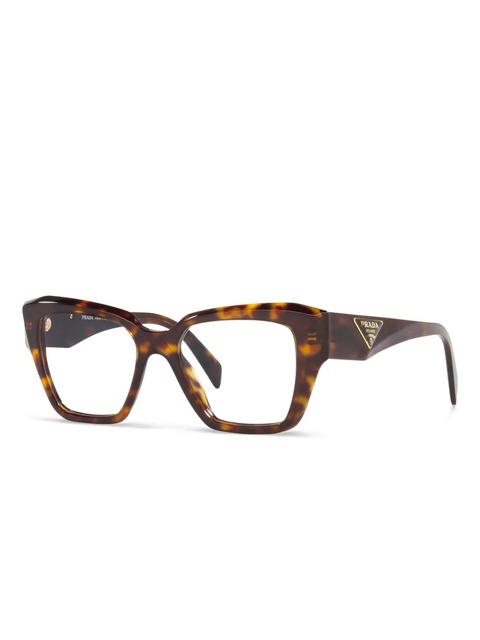 Prada Eyewear square-frame glasses - Brown - zdjęcie produktu nr 2