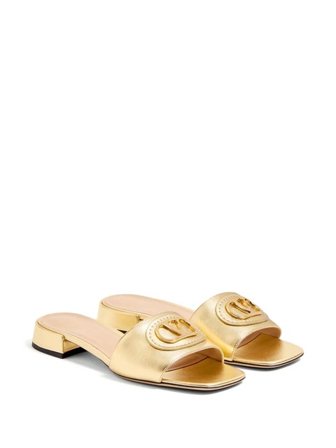 Valentino Garavani 20mm VLogo Signature slides - Gold - zdjęcie produktu nr 2