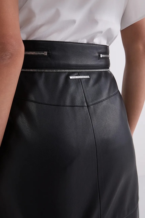 Karl Lagerfeld spódnica kolor czarny mini rozkloszowana A3W12014 - zdjęcie produktu nr 1