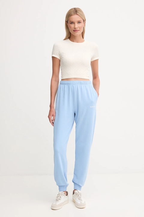 Calvin Klein Underwear t-shirt lounge damski kolor beżowy LV00QS7546 - zdjęcie produktu nr 2