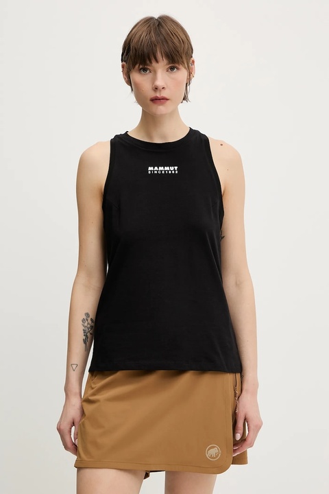 Mammut top sportowy kolor czarny 1017-03993 - zdjęcie produktu nr 1