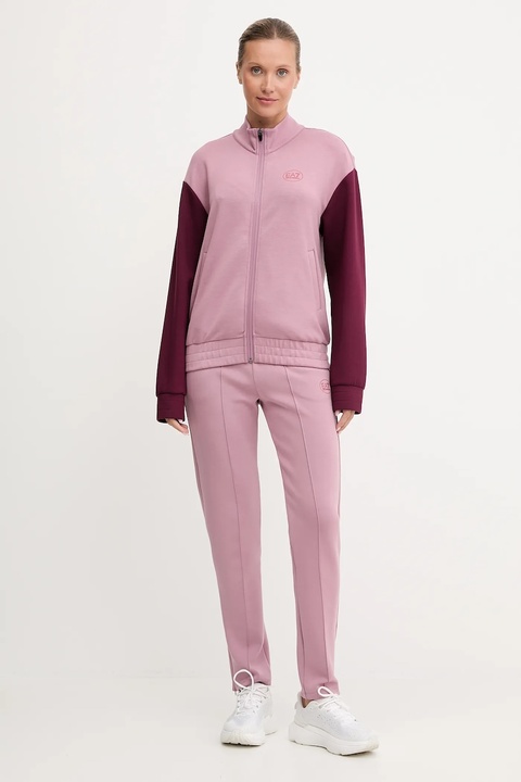 EA7 Emporio Armani dres damski kolor różowy AF16251.7W000562 - zdjęcie produktu nr 1