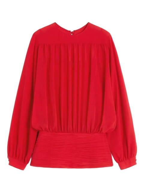 Valentino Garavani georgette blouse - Red - zdjęcie produktu nr 1
