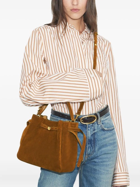 Tory Burch Romy suede bucket bag - Brown - zdjęcie produktu nr 2