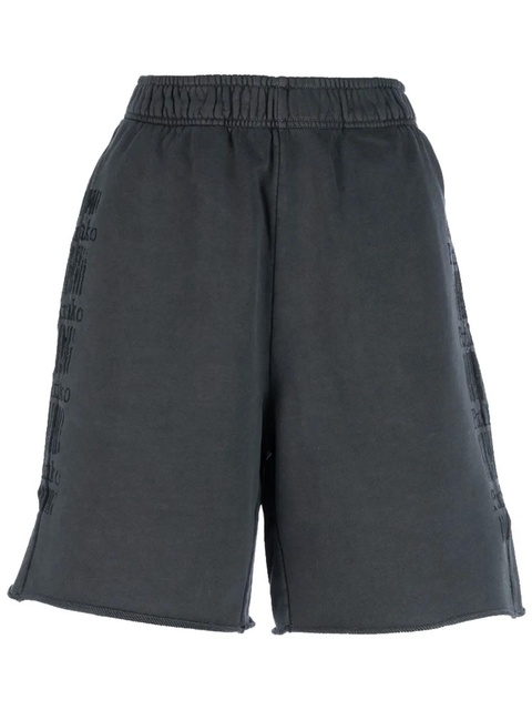 PINKO logo-print track shorts - Grey - zdjęcie produktu nr 1