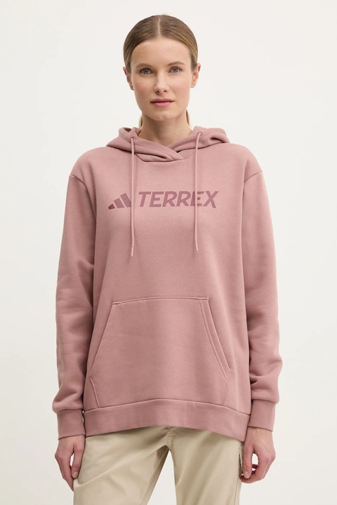 adidas TERREX bluza dresowa Multi kolor różowy z kapturem z nadrukiem JF9090 - zdjęcie produktu nr 1