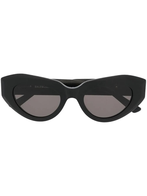 Balenciaga Eyewear oval-frame sunglasses - Black - zdjęcie produktu nr 1