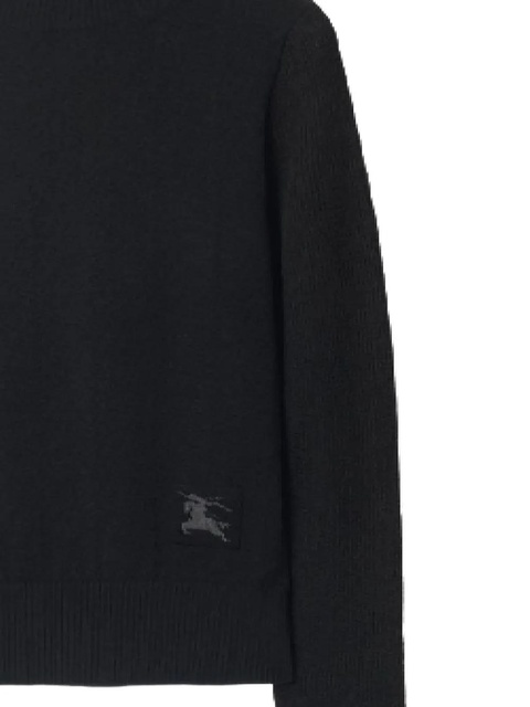 Burberry roll-neck logo sweater - Black - zdjęcie produktu nr 2