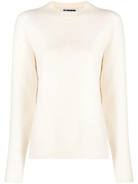 Jil Sander Harmony crew-neck wool jumper - White - zdjęcie produktu nr 1