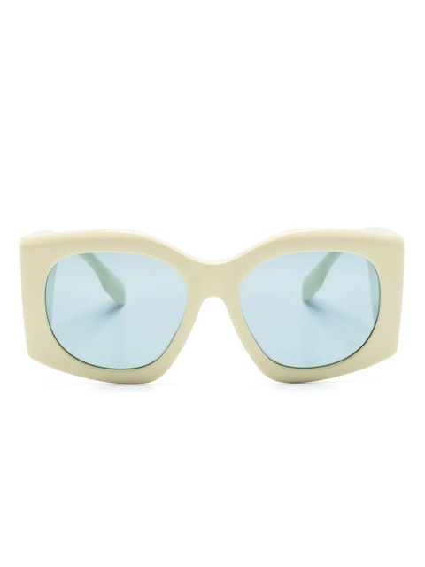 Burberry Eyewear BE4388U oversize-frame sunglasses - Yellow - zdjęcie produktu nr 1