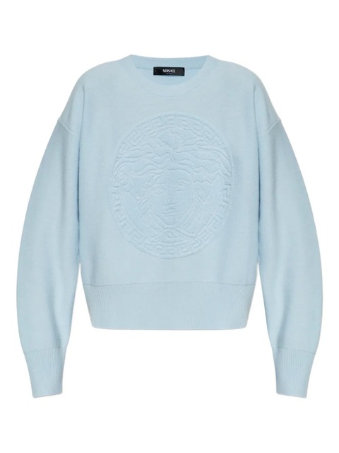 Versace Medusa-motif sweater - Blue - zdjęcie produktu nr 1