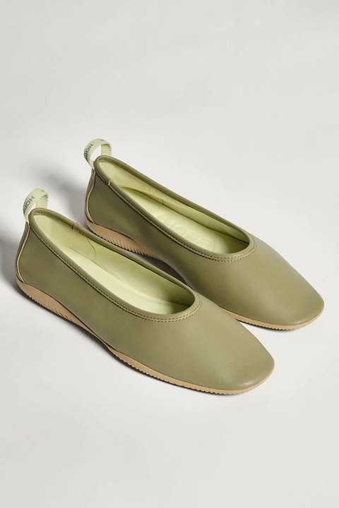 Hoff baleriny skórzane GARNIER kolor zielony 12540005 - zdjęcie produktu nr 2