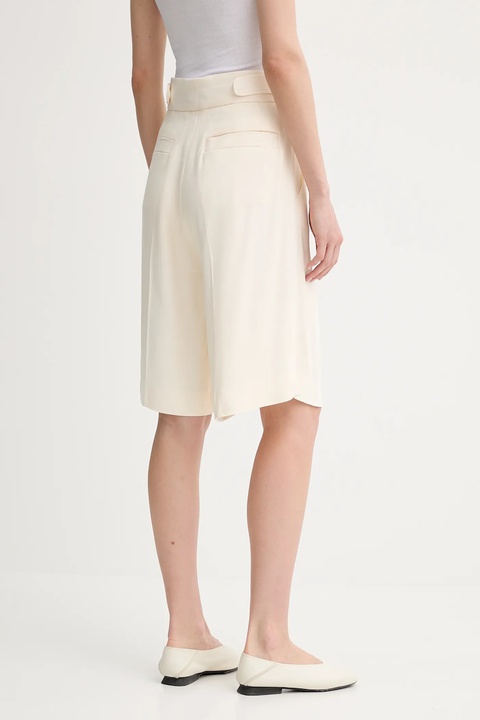 Day Birger et Mikkelsen szorty Lcann damskie kolor beżowy gładkie high waist DAY65243707 - zdjęcie produktu nr 2