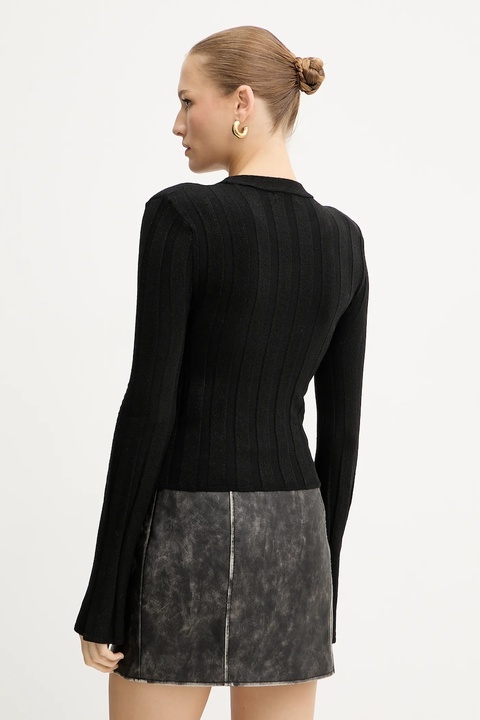Guess sweter z domieszką wełny GEMMA damski kolor czarny lekki W5YR13 Z3OT0 - zdjęcie produktu nr 2
