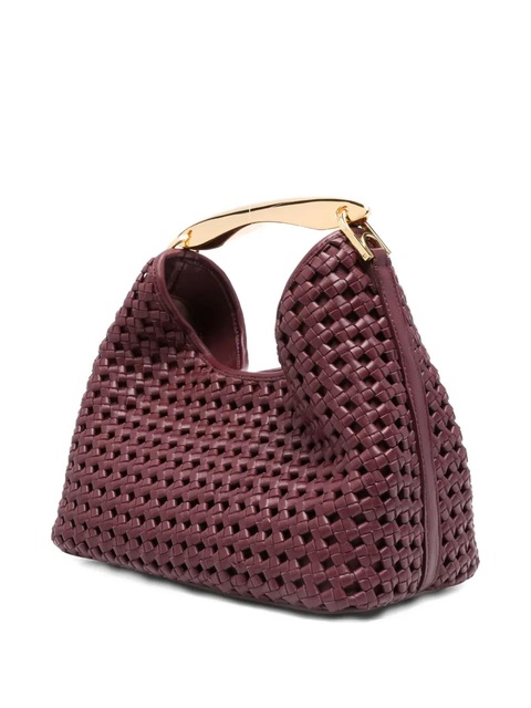 Elleme Boomerang woven leather top-handle tote bag - Red - zdjęcie produktu nr 2