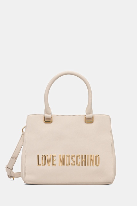 Love Moschino torebka kolor beżowy JC4022PP0NKD0110 - zdjęcie produktu nr 1