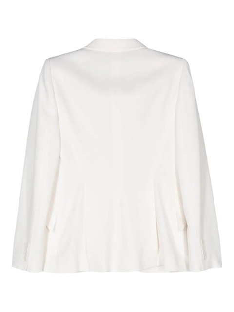 Alexander McQueen crepe peak-lapels blazer - White - zdjęcie produktu nr 2