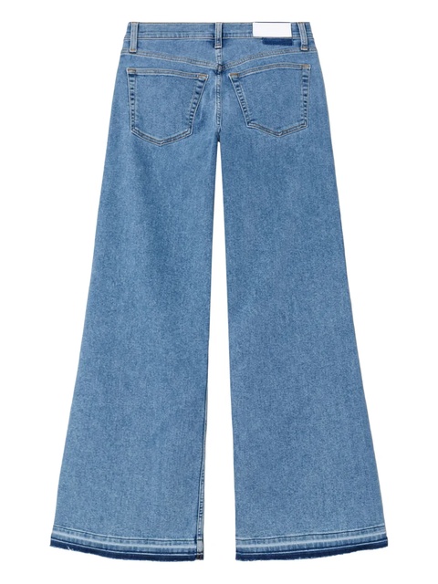 RE/DONE mid-rise frayed-hem jeans - Blue - zdjęcie produktu nr 2