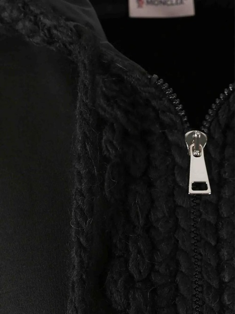 Moncler zip-up hoodie - Black - zdjęcie produktu nr 2