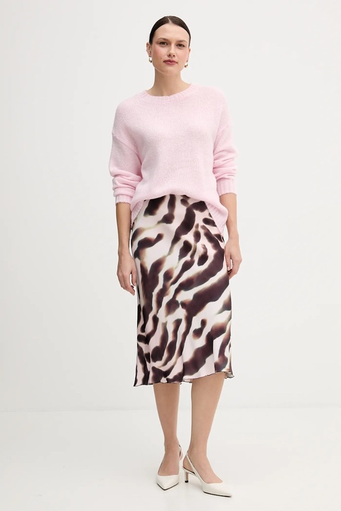 Marc Aurel sweter z dodatkiem wełny damski kolor różowy 8050-8001-82091 - zdjęcie produktu nr 2