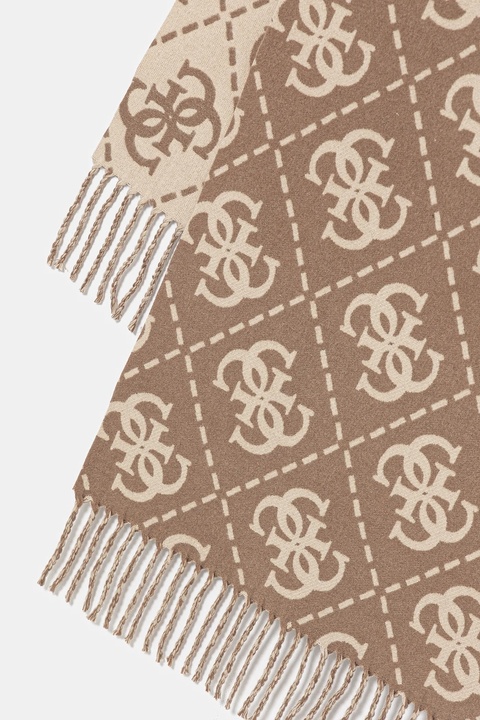 Guess szalik damski kolor brązowy wzorzysty W5BZ33 Z4210 - zdjęcie produktu nr 2