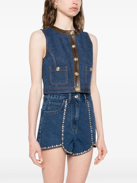 SANDRO denim gilet - Blue - zdjęcie produktu nr 2