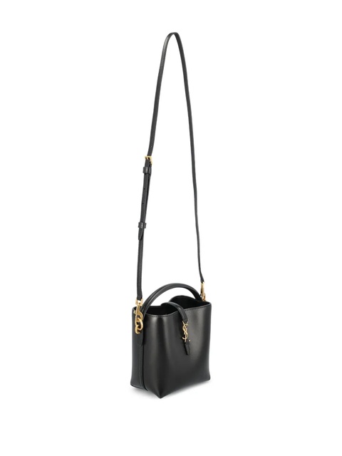 Saint Laurent Cassandre logo bucket bag - Black - zdjęcie produktu nr 2