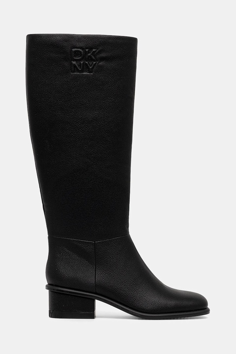 Dkny kozaki Manda damskie kolor czarny na słupku K3533943 - zdjęcie produktu nr 2