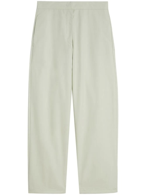 Jil Sander tapered-leg trousers - Green - zdjęcie produktu nr 1