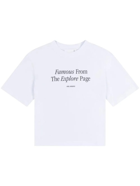 Axel Arigato Famous printed T-shirt - White - zdjęcie produktu nr 1