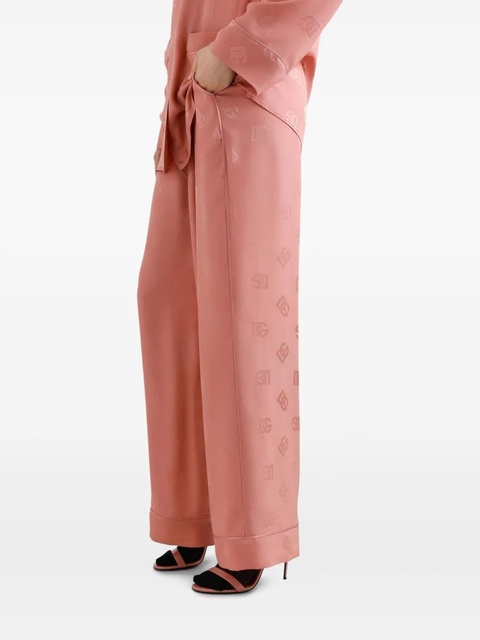 Dolce & Gabbana logo-print trousers - Pink - zdjęcie produktu nr 2