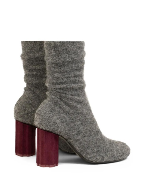 AMI Paris 120mm Piano ankle boots - Grey - zdjęcie produktu nr 2