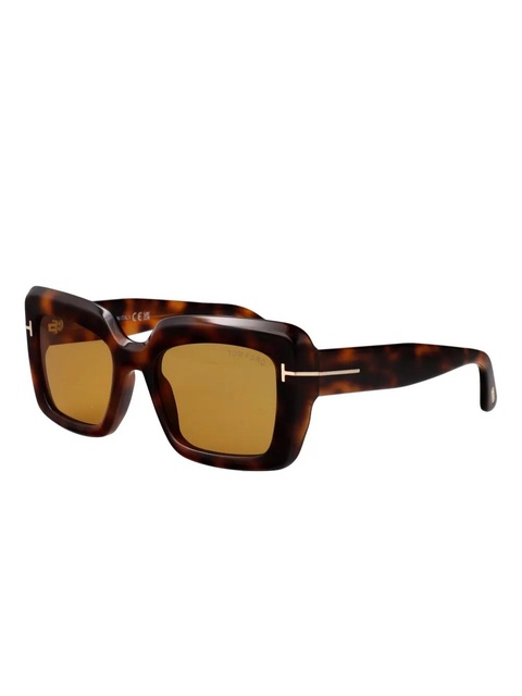 TOM FORD Eyewear Leila square-frame sunglasses - Brown - zdjęcie produktu nr 2