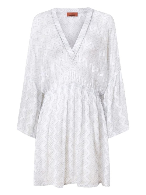 Missoni zigzag cover-up - White - zdjęcie produktu nr 1