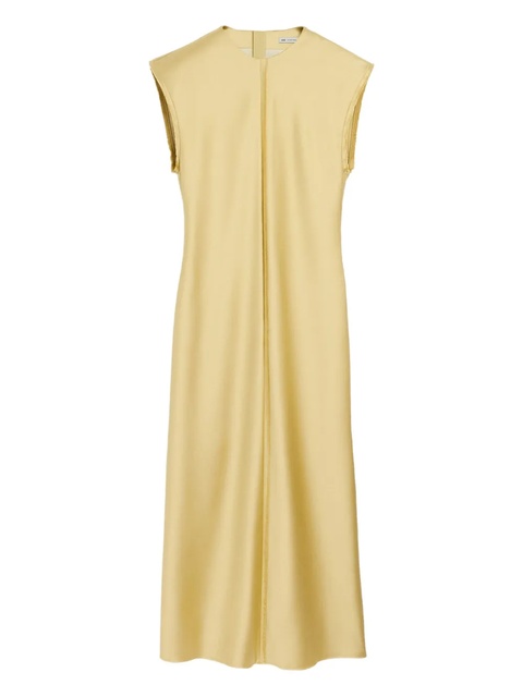 AMI Paris raw-edge long dress - Green - zdjęcie produktu nr 1